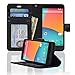 Navor Protective Book Style Folio Wallet PU Leather Case for Google Nexus 5 (Black)