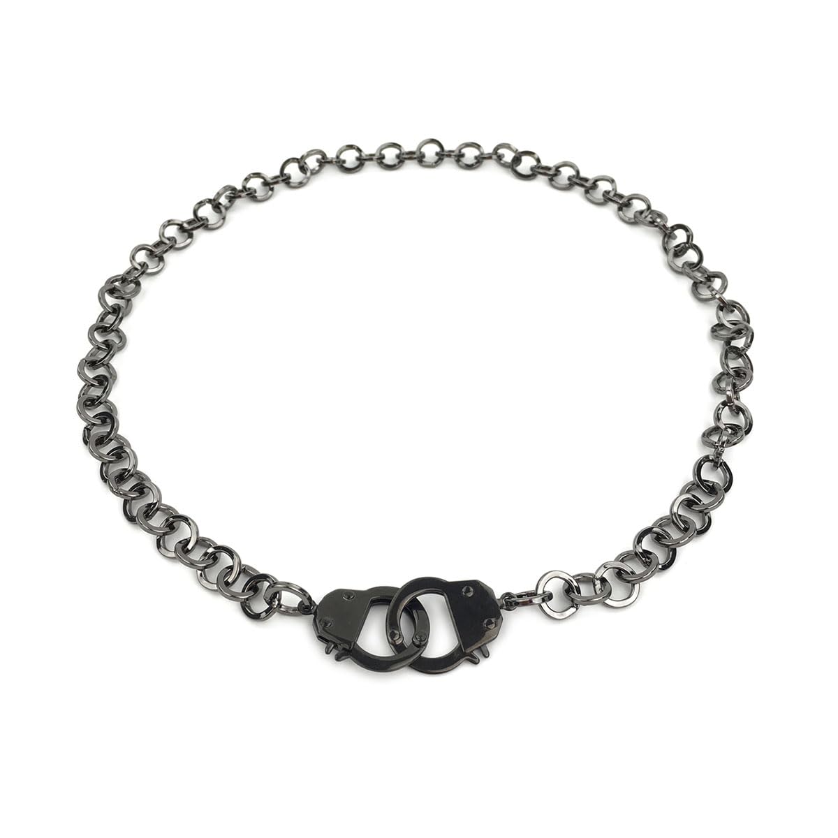 Succuba Stainless Steel Handcuff Choker Necklace