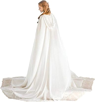 white lace cape