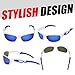 HODGSON Sports Polarized Sunglasses for Men Women, UV400 Protection Unbreakable Sports Glasses for Cycling, Baseball Riding, Driving, Running, Golf and Other Outdoor Activities (White/Blue)