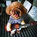 Vevins Pet Cowboy Costume Rocker Guitar Clothes for Small Dog Puppy Cat Halloween Party Christmas Apperal