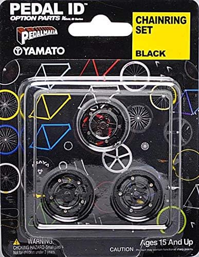 Toynk Pedal Id 1:9 Scale Bicycle: Chain Ring Set: Black