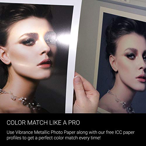 Vibrance Metallic Photo Printer Paper 10 mil 255 gsm Premium Photo