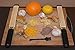LEMCASE Lemon Zester and Cheese Grater - Citrus, Parmesan, Chocolate, Nutmeg, Garlic, Ginger - Silicone Handle and Stainless Steel Blades with Protective Cover | Black (2 Piece Set)