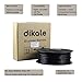 PLA 3D Printer Filament Neatly Rolled 2.2 lbs (1KG)- 1.75mm Pla Filament, Dimensional Accuracy +/- 0.03 mm, Black