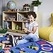 ECR4Kids Classroom A-Z Circle Time Educational Seating Rug for Children, USA Made Classroom Learning Carpet, 6-Feet Round, Bedroom Rugs, Kids' Play Mat, Play Mats for Toddlers, Kids' Rugs for Playroom