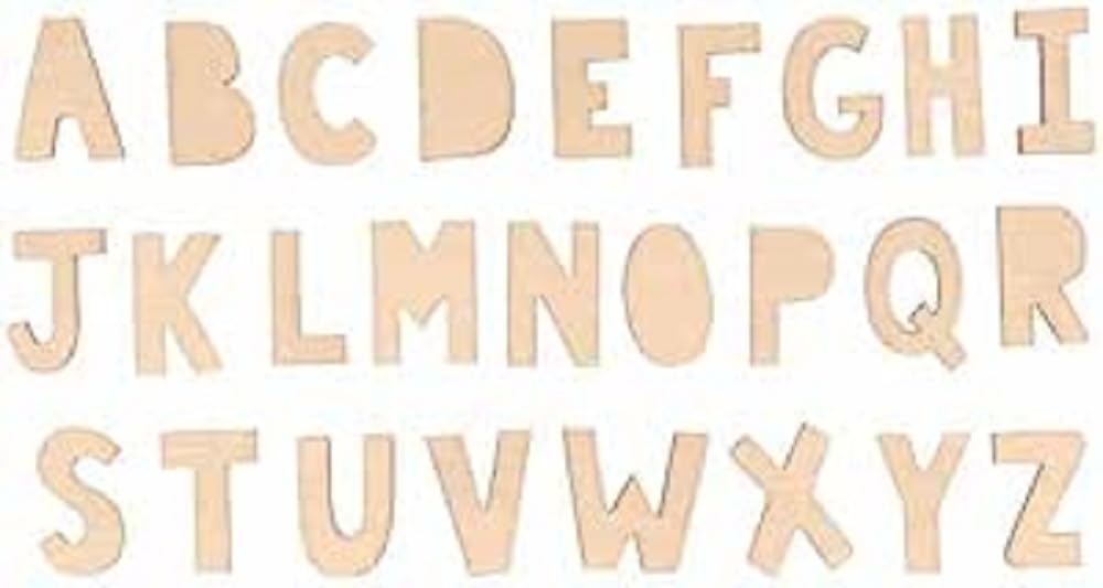Artemio 72 Mini Letters Alphabet Brand ARTEMIO