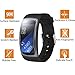 [3-Pack] Samsung Gear Fit2 Pro Screen Protector, Zeking Full Coverage [Nano Explosion Proof] HD Clear [Anti Scratch][Anti-Fingerprint], Lifetime Replacement Warranty