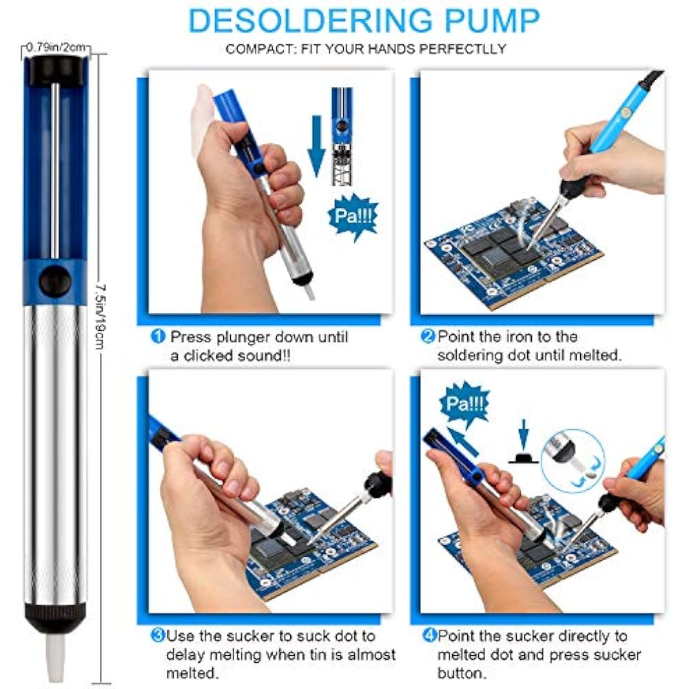 Soldering Welding Equipment & Accessories Iron Kit Electronics, 60W