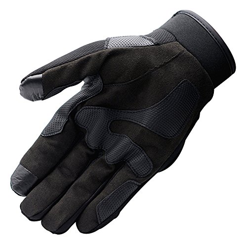 Touchscreen Cycling Gloves,Businda Alloy Steel Knuckle Motorcycle Motorbike Powersports Racing Tactical Paintball Gloves Waterproof Bicycle Motorcycle Riding Pad MTB Gloves for Men Women-XXL