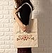 Juvale Maid of Honor Gift Set - 1 Cotton Canvas Tote Bag and 1 Drawstring Pouch for MOH, Gift Bags for Bridal Party, Bridal Shower Favors, Rustic Floral Design