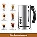 CHULUX Electric Milk Frother,Warmer and Heater 3-in-1 with Whisks,Soft Foam for Coffee,Cappuccino,Latte and Hot Chocolote,Auto Shut-Off and Strix Temperature Control
