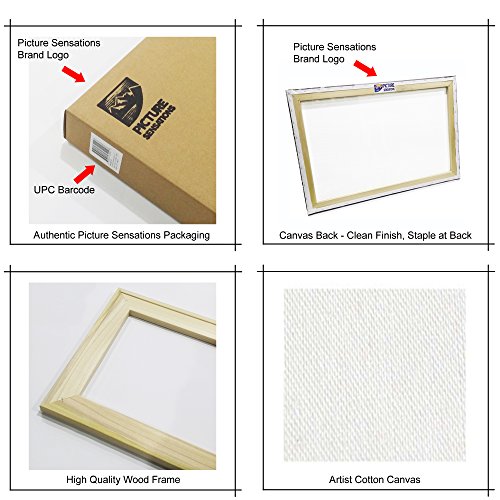 Picture Sensations Framed Huge 4Panel Cityscape New York Skyline