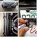 GikPal License Plate Frame 2 PCS Aluminum Alloy License Plate Covers Frame Slim Design with Stainless Steel Screw Caps