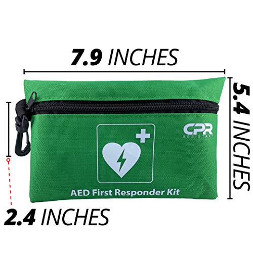 CPR Assistant AED Defibrillator Resuscitator Kit with 1 Way Valve