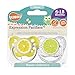 Ulubulu Expression Pacifier Set, Unisex, Lemon and Lime, 6-18 Months