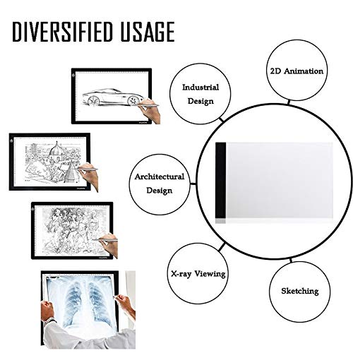 Best Quality - Professional Lighting - Artist Art Stencil Board LED Drawing Tracer Copy Board for White Light LED Light Box Tracing Drawing Light Board Pad Table - by VietFA - 1 PCs