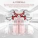 Mini Drone,REALACC X21 Mini Quadcopter Drone 2.4G 4CH 6Aixs Headless Mode Altitude Hold Mode Remote Control Drone Helicopter Nano Quadcopter RC Toy RTF(Red)
