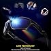 RIVBOS Polarized Sports Sunglasses Driving Glasses Shades for Men Women TR90 Unbreakable Frame for Cycling Baseball RB831