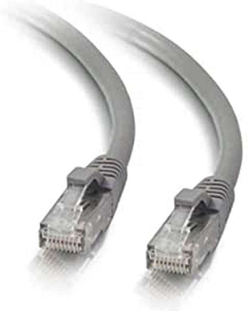 C2G 83145 5M GREY Cat5e Ethernet RJ45 High Speed Network Cable, LAN Lead Cat5e Unshielded PVC UTP Patch Cable