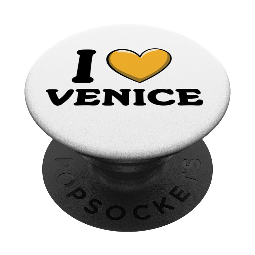 I Love Heart Venice Italy PopSockets Swappable PopGrip