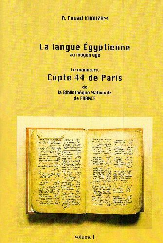 La  langue égyptienne au Moyen âge