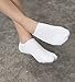 10 Pack Men's Low Cut Socks Thin Cotton No Show Sock (White)