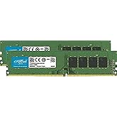 Crucial RAM 8GB Kit (2x4GB) DDR4 2400 MHz CL17 Desktop Memory CT2K4G4DFS824A Green/Black