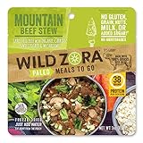 Wild Zora - Paleo Meals to Go - Freeze Dried, Lightweight, Paleo Meals for Backpacking, Camping, and on the Go (Mountain Beef Stew)
