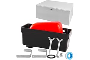 LESIMNKY Water Trough Float Valve for Stock Tank, Automatic Water Level Control Valve for Livestock Water Trough Float Valve Fits Standard 3/4" Garden Hose for Tank, Swimming Pool, Pond, Livestock Troughs