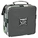 JINX Minecraft Creepy Creeper Insulated Kids School Lunch Box, Gray/Black, 8.5 inch x 8.5 inch x 4 inch