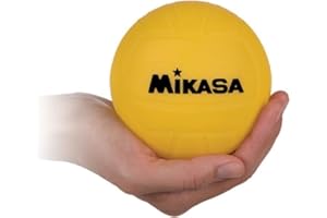 Mikasa 4-inch Mini Promotional Water Polo Ball, Soft Cover-Yellow