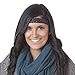 Hipsy Adjustable NO SLIP Wide Bling Glitter Headbands for Women Girls & Teens Black Duo Pack