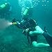 OxyLED DF20 Rechargeable Super Bright LED Submarine Waterproof Underwater Diving Torch Light, Yellow