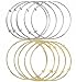 ZX Jewelry 10pcs Womens Expandable Blank Bangle Bracelet for Jewelry DIY Making 2 Colors