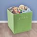 Sorbus Foldable Storage Cube Basket Bin (4 Pack, Green)