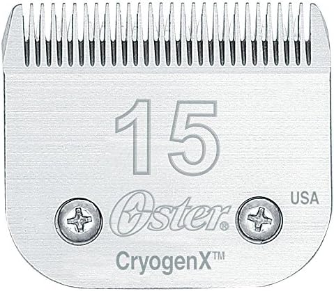 Oster #15 CryogenX A5 A6 Volt Clipper Blade - Dog Face / Ear / Pads 78919-036