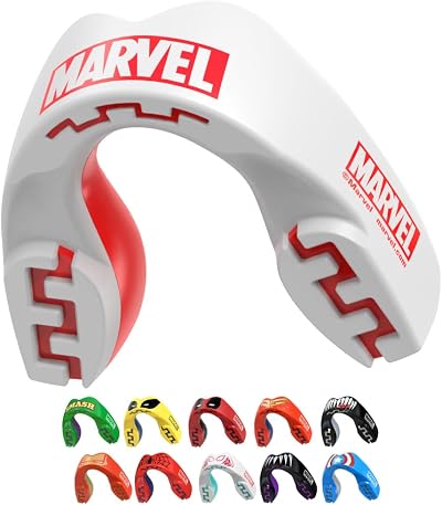 Marvel Dual Layer Sports Mouth Guard Junior JawSecure Case