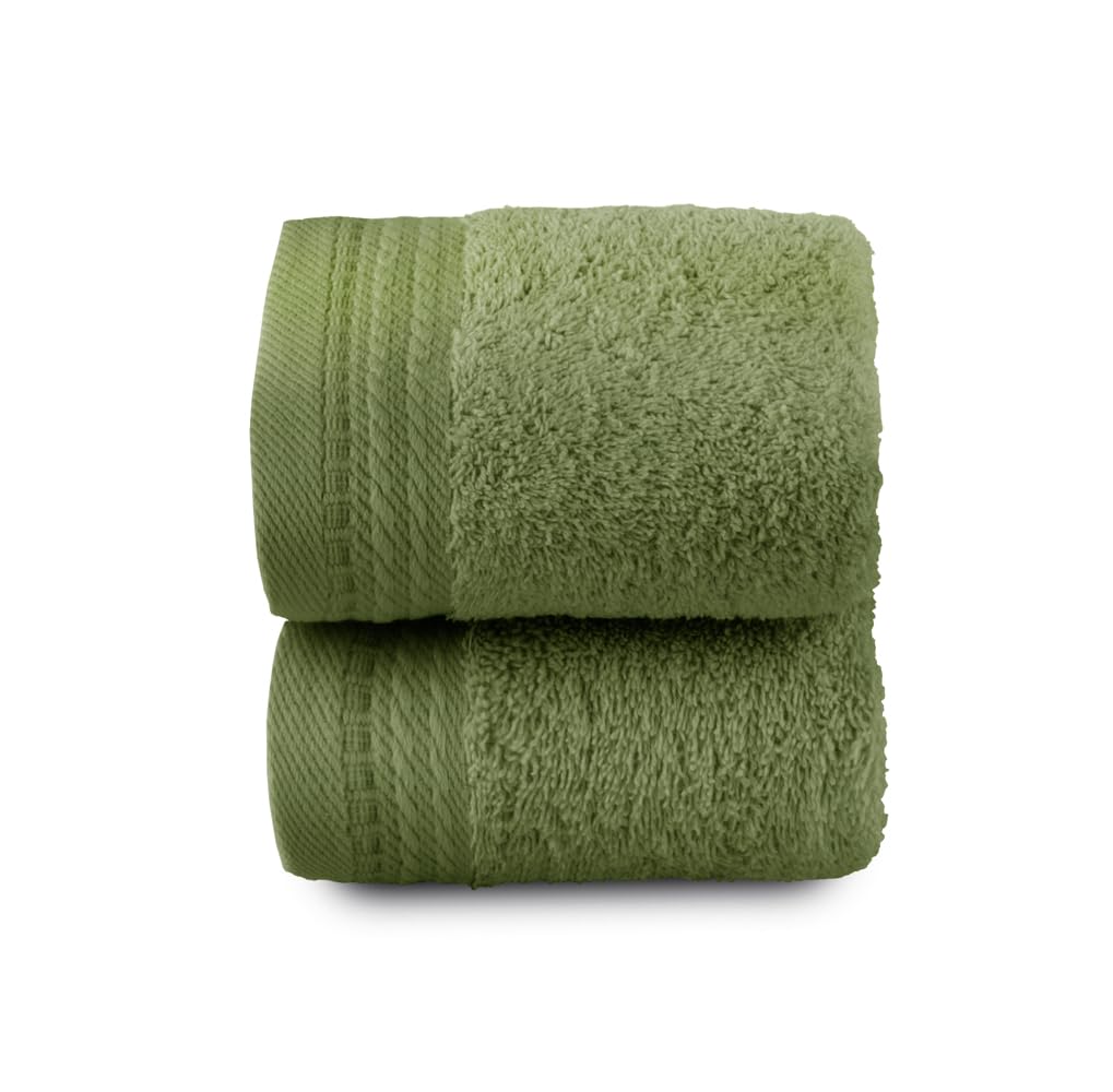 Top Towel - Premium - Large Bath Towels - Bath Towels - 2 Face Towels or Bidet -30x50cm - 100% Cotton - 600g - Sheet