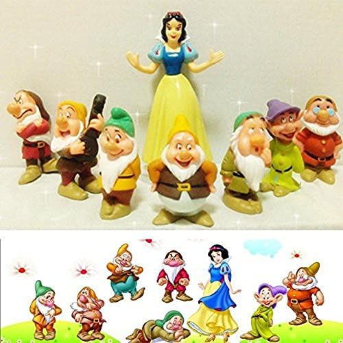Monkey King 8PcsSet Princess Snow White And The Seven Dwarfs Pvc Action Figures Dolls Toys