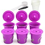 BRBHOM 6 Reusable Refillable Capsules Coffee Filter Pod For Keurig 2.0, K200, K250, K300, K350, K400, K450, K460, K500, K550, K560 and 1.0 Brewers