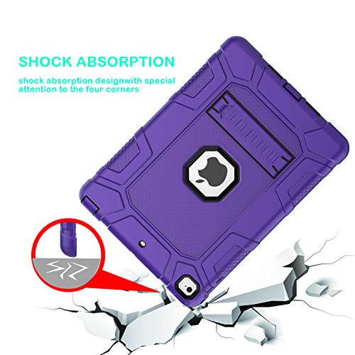 iPad 6th Generation Cases, iPad Case, iPad 9.7 Inch Case, Hybrid Shockproof Rugged Drop Protection Cover Built with Kickstand for iPad 9.7 inch A1893 / A1954 / A1822 / A1823 - Thumbnail 7