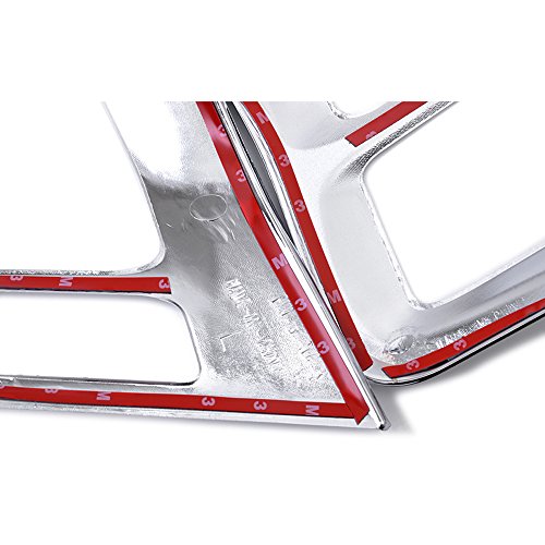 Tail Light Cover Back Lamp Trim Sticker For Toyota Land Cruiser Prado J150 2010 2011 2012 2013 ABS Chrome 4PCS/SET - Thumbnail 4