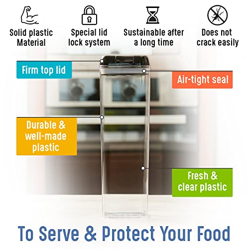 RedWoodBest Airtight Food Storage Containers Durable Food Containers to