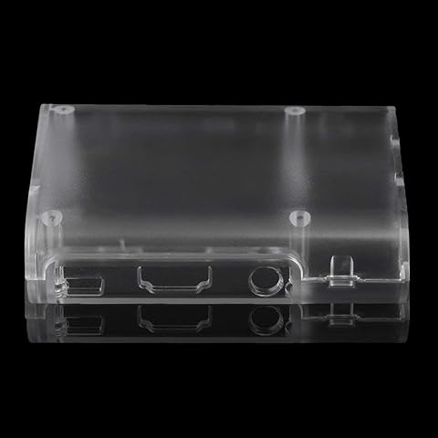 Carcasa Protectora de plástico Duradera para Raspberry pi 2 Caja portátil súper Liviana Carcasa de Carcasa de Carcasa Paperllong