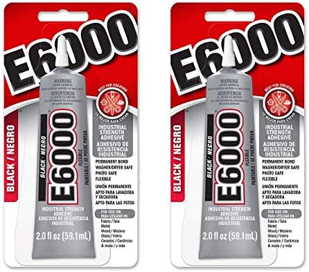 E6000 237039 Multipurpose Adhesive, Black, 2 oz (Тwo Рack)