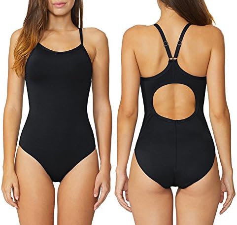 FOMONGYI Womens One Piece Beach Swimsuit With Adjustable Strap Athletic Bathing Suit