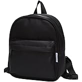 BIGHAS Lightweight Toddler Kids Backpack with Chest Strap For Boys and Girls, Preschool Kindergarten 3-6 Years Old 30 Colors (Black)