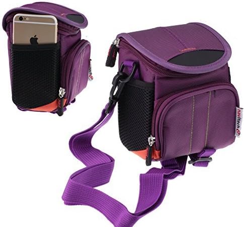 Navitech Purple Handheld Pocket / Portable /Pocket Printer Carrying Case for the LG Portable Mobile Pocket Photo PD241 PD241T