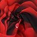 LIVILAN Red Shower Curtain for Bathroom Rose Shower Curtain Black and Red Shower Curtains Red Rose Shower Curtain with Hooks Black Floral Flower Decorative Pretty Valentine Gift, 72